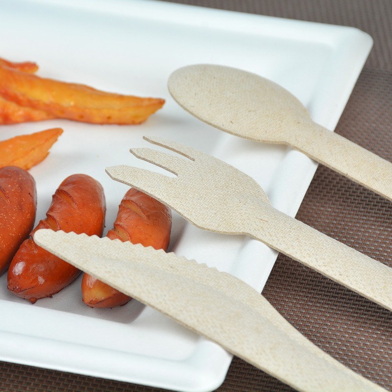 Spoon Molded Pulp Products Lightweight Moluded Pulp Packaging