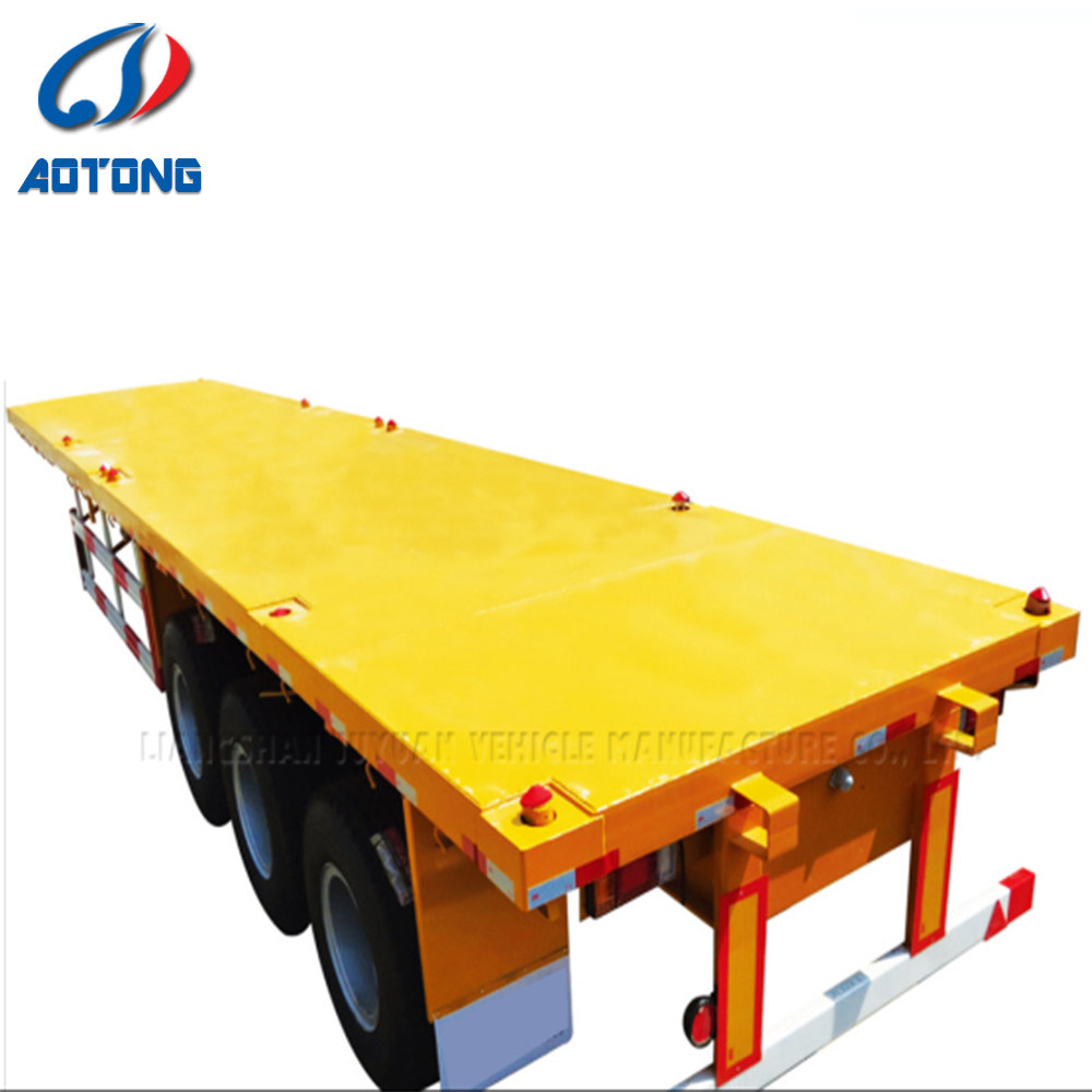 20ft Container Skeleton Dumping Semi Trailer 7700*2500*3070 mm Mechanical Suspension