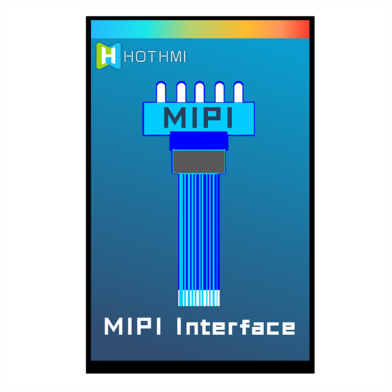 MIPI JD9365 TFT LCD Display Sunlight Readable For Industrial Control