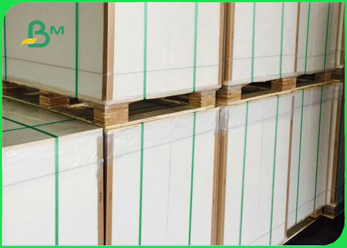 White Color Double Side C1S Cardboard For Invitation Card 1.2mm 1.5mm 72*102cm