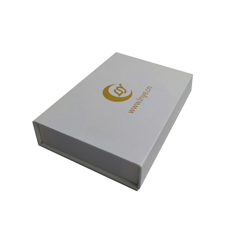 Paperboard Ivory White Silver Pearl Magnetic Gift Box with Logo Custom Packaging Print