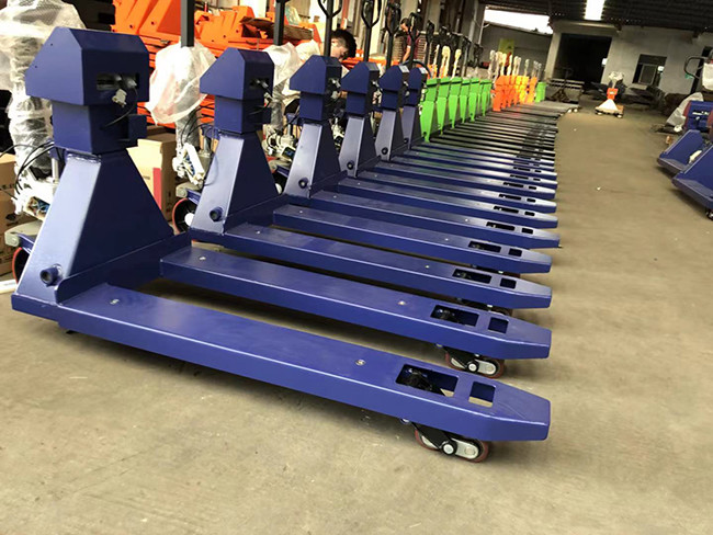 1 2 3T Carbon Steel Manual Pallet Truck Scales With Hydraulic Pump