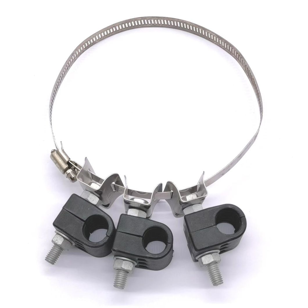 Combined Cable Clamp for Rru Fiber Optical Cable and DC Power Cable