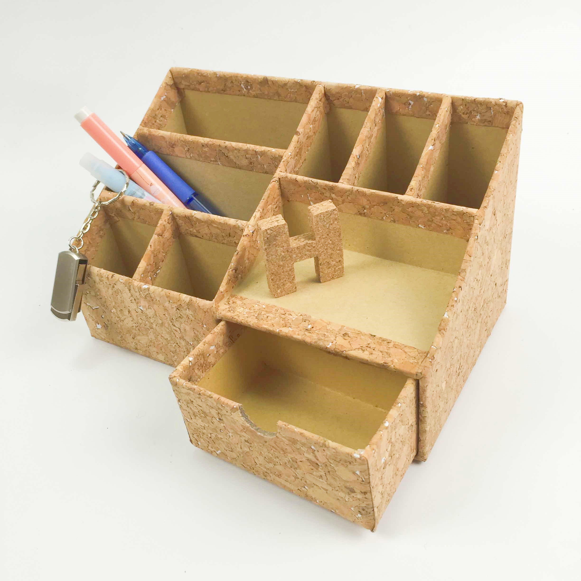 Anti Crack Natural Cork Fabric Office School Impermeable Odorless