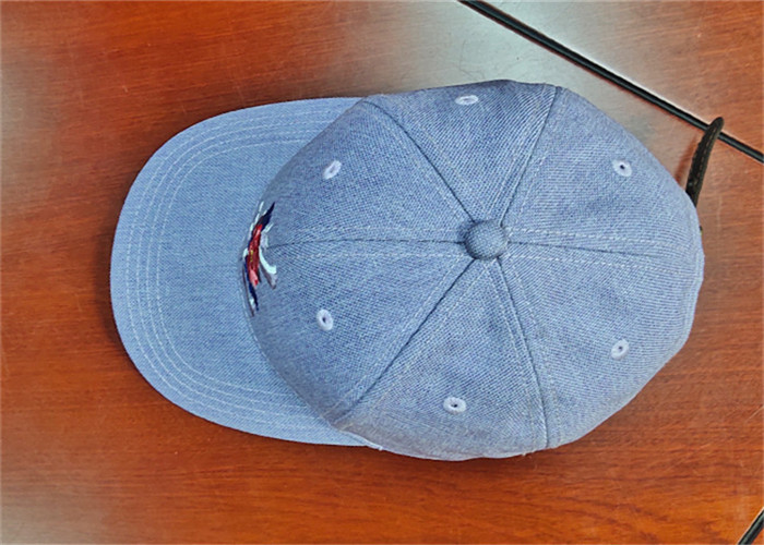 ACE Creative Flat Rose Embroidery Logo Custom Baseball Cap Leather Buckle Baseball Cap