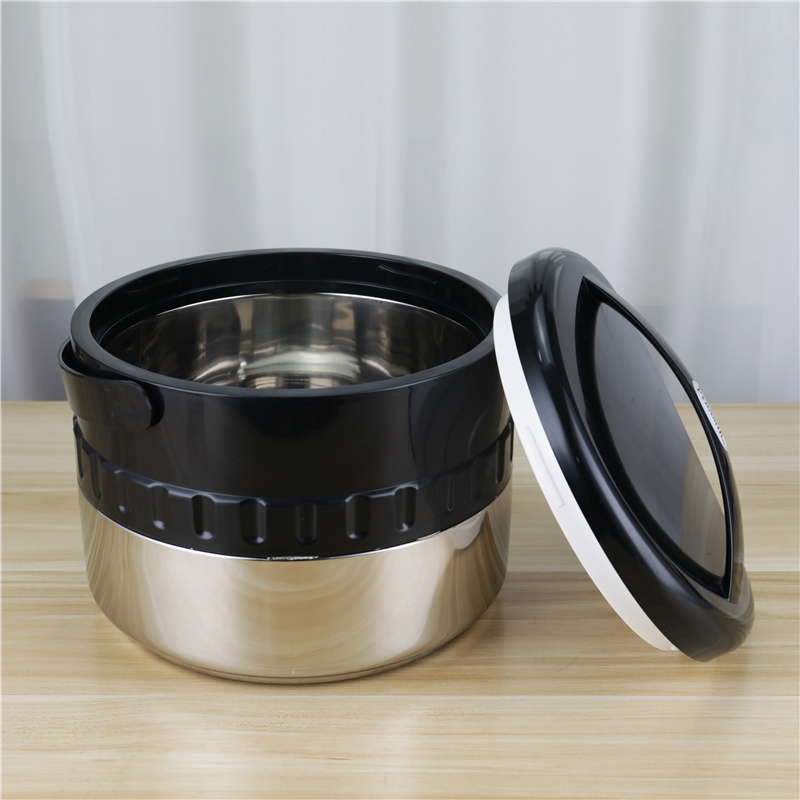 Round Shape Stainless Steel 201 Lunch Box 4pcs Thermal Cooking Stock Pot Set