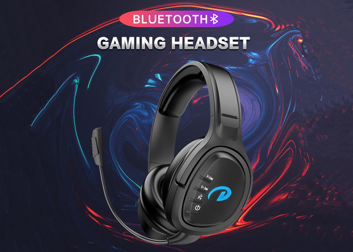 V5.0 Bluetooth Earphones For Gaming , 50MM Wireless Audio Headset