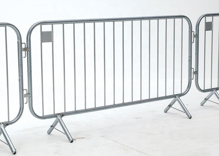 Temporary Pedestrian Steel Barricade Crowd Control Barriers Fence Powder Coated