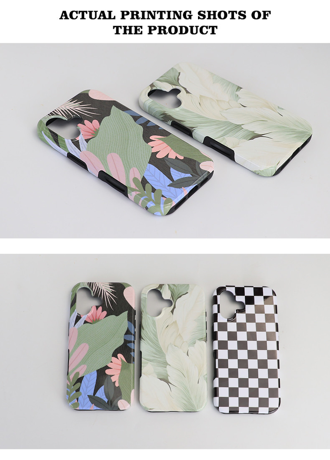 3D Film Sublimation Blank Phone Case Tpu Pc Mobile Cell Phone Cover For IPhone