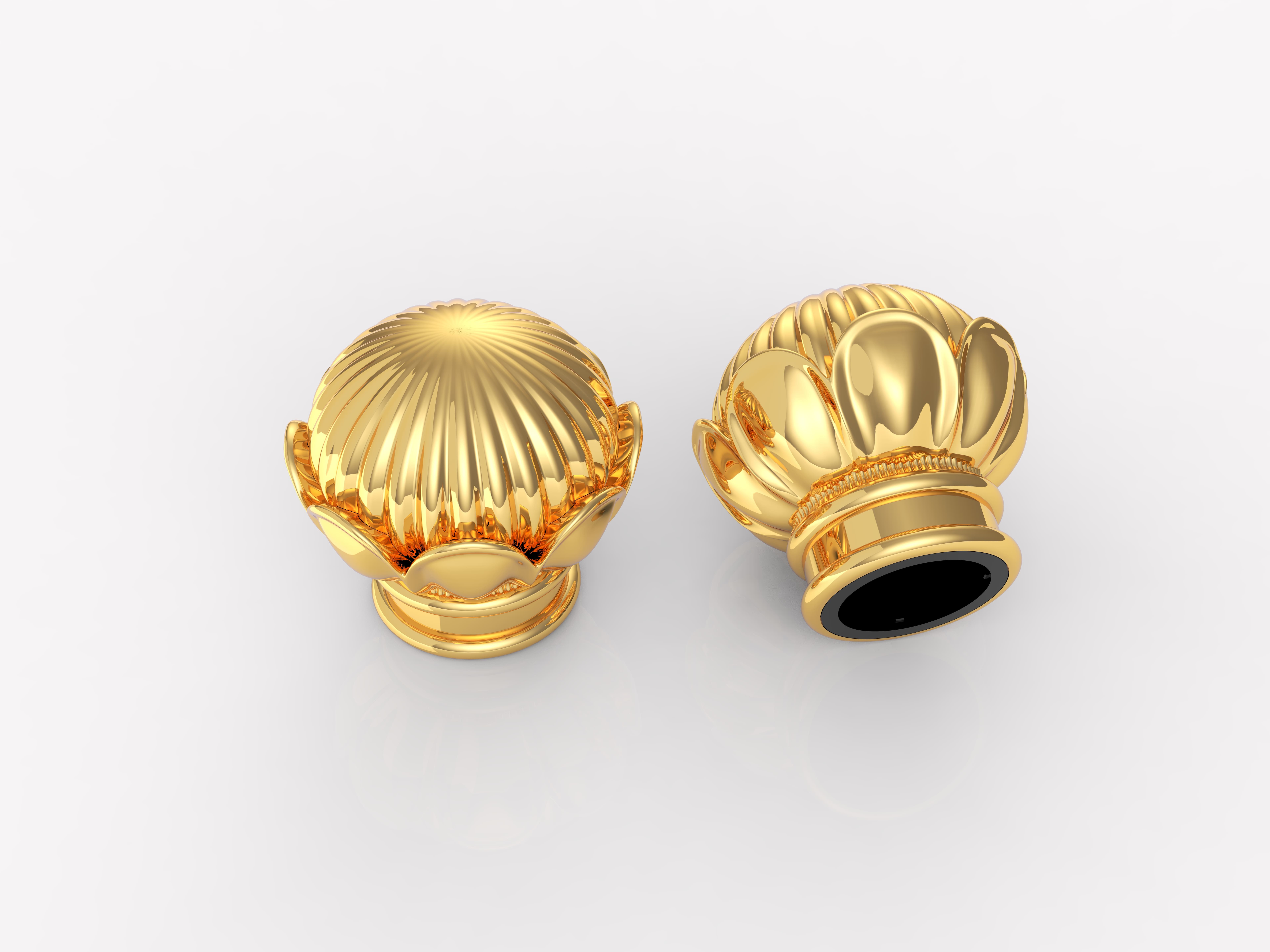Custom Eco-friendly Zamak Perfume Caps in Various Styles for Sustainable Packaging
