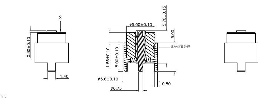 2A Round Magnetic Connector DIP Magnetic Electrical Connectors Customized