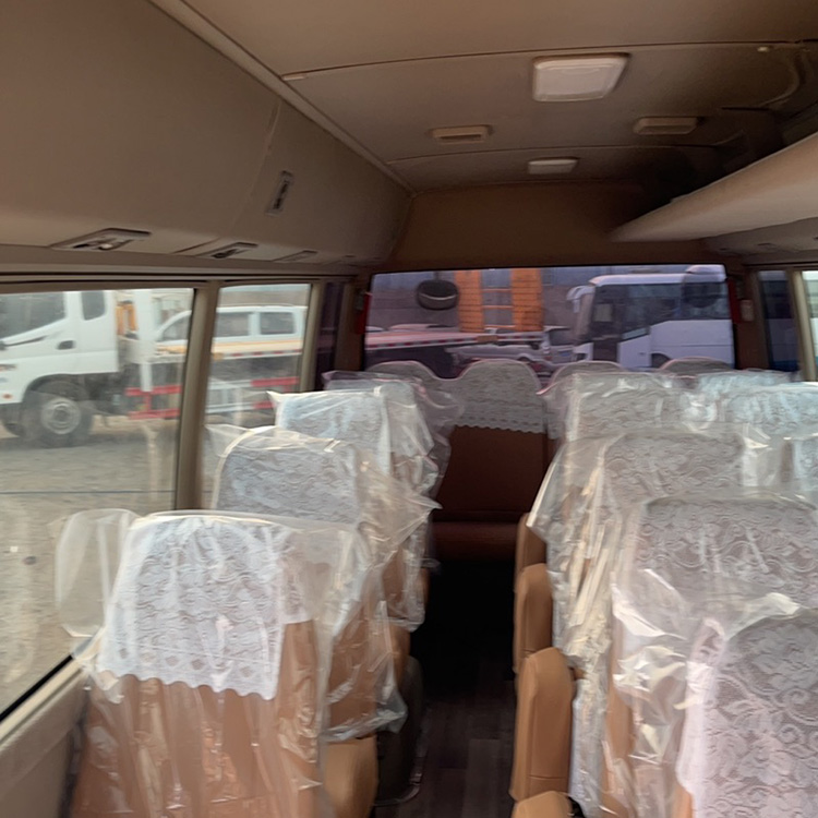 Used Toyota Coaster Bus LHD 30 Seats 7005*2040*2785mm for Customer's Requirement
