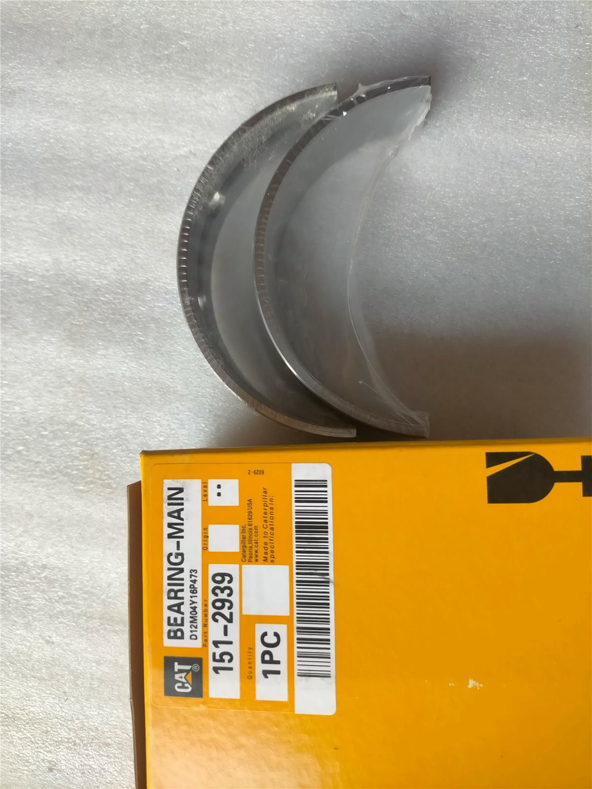 Excavator engine parts for C9 Main Bearing 151-2939 1512939