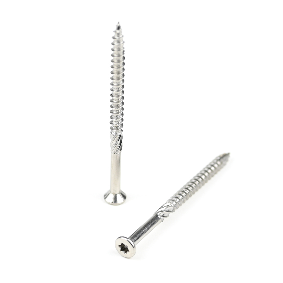 Pan Head 60mm Wood Deck Screws With Nibs for Long-lasting Wood Floor Installation