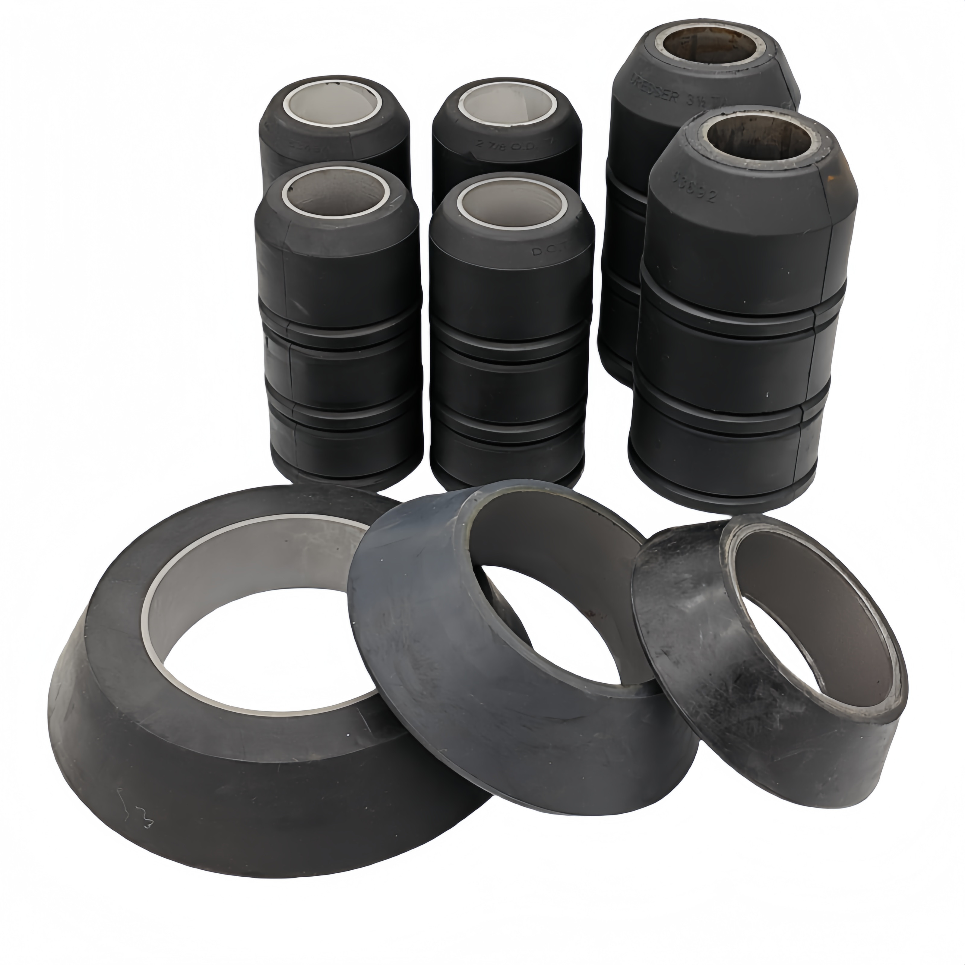 HNBR Downhole Packer Oil Packer Cup High-Temp and Chemical Resistant for Oilfield Drilling