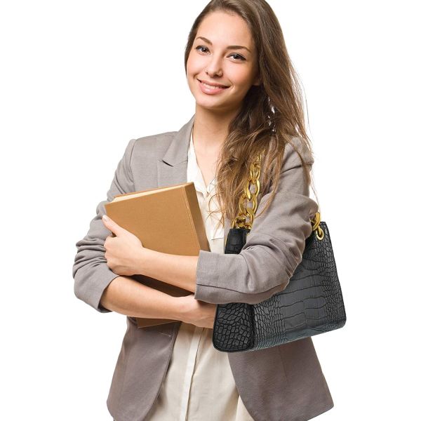 Women Underarm Bag 2021 Fashion Single Shoulder Handbag Retro Diagonal Strap Metal Chain