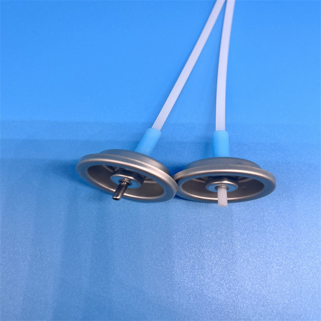 Metered Aerosol Valve Mist Spray Silver Color for Single Use with Free Samples Included