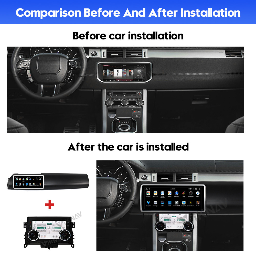 L551 Land Rover Evoque Radio 12.3inch Control Panel 1920*1080 Resolution