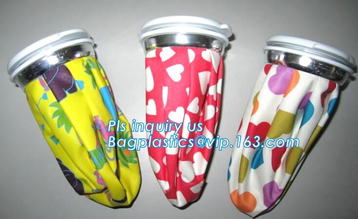 Solid and Multicolor cotton medical ice cooler bag pack, Nylon Colorful Home Care Hot Cold Packs Ice Bag, medical cloth