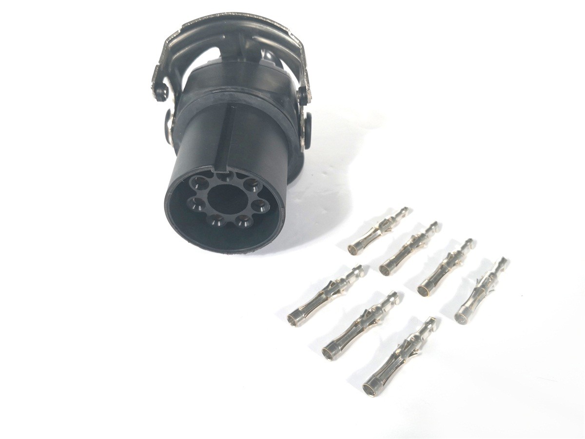 Polyamide Brass 7 Pin Round Trailer Plug Heavy Duty 7 Pin Trailer Plug