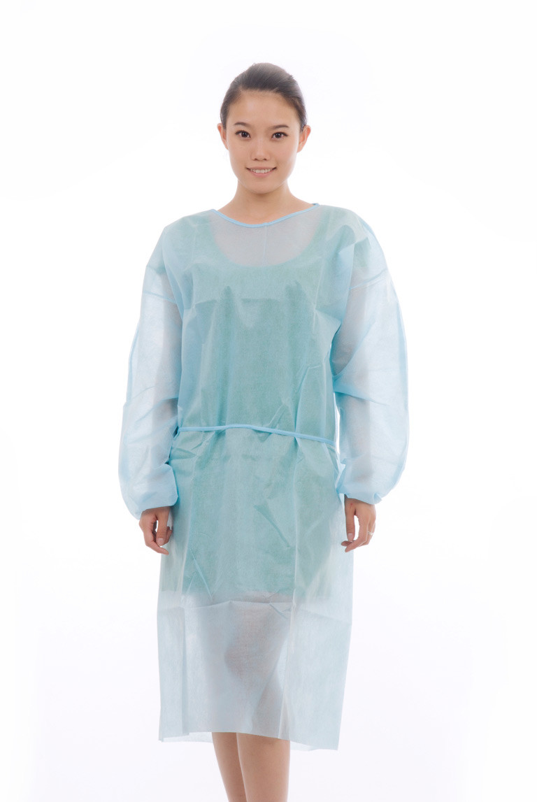 OEM Anti Splash Polypropylene SMS Disposable Isolation Gowns