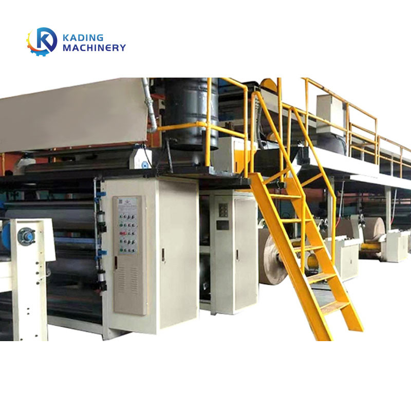 Corrugated Paper Sheets Corrugation Line 120m/Min Speed With Rotary Cutting Machine