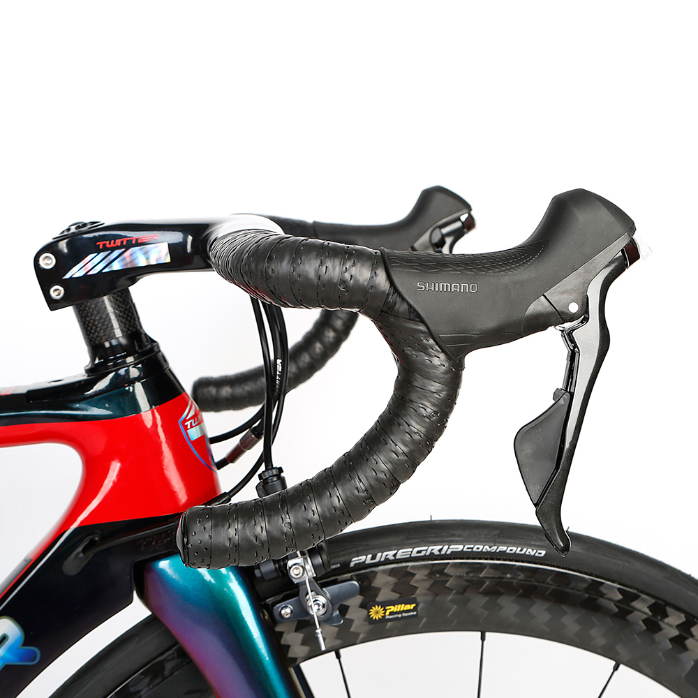 R8000 Groupset Carbon Fiber Road Bike 22 Speed Holographic Frame Carbon Wheel