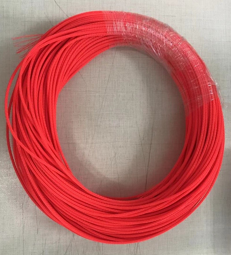 2MM PET Expandable Braided Sleeving High Tensile Strength For Fiber Optic Cable