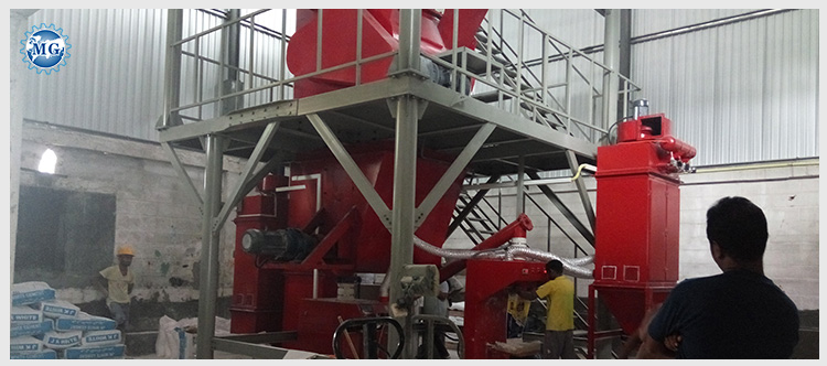 Factory Sale Dry Powder Mortar Production Line Wall Putty Sand Cement Mixing Equipment Ceramic Tile Adhesive Making Machine