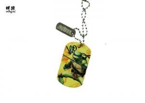 China Fashionable Metal Dog Tag For Soldiers Unique Identification 38g on sale