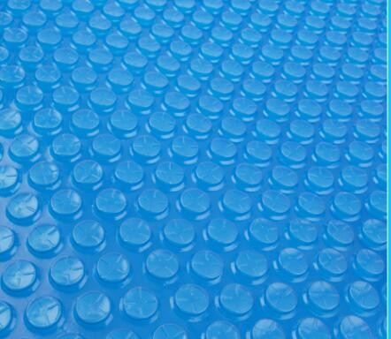 Anti - UV 100um 200um Swimming Pool Solar Cover Blue Color PE Bubble Blanket Solar Pool Cover