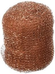 Knitted Copper Wire Mesh 5inch for Pest Control 0.18mm Wire Diameter
