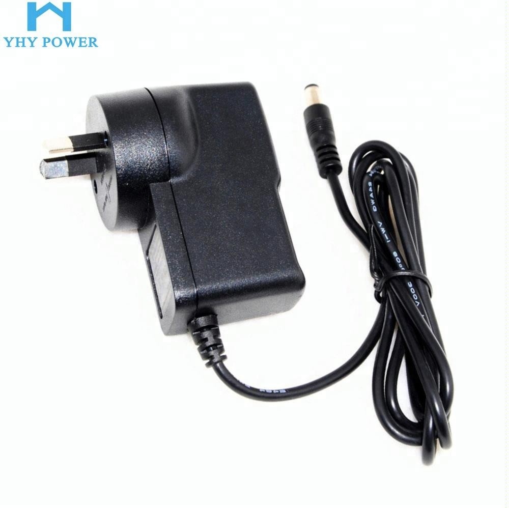 12 Volt 12V 1A 1000MA Power Supply Adapter Plug In Connection Black Colour