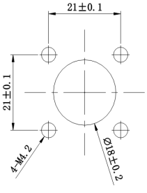 Red UL TUV Energy Storage Connector 250A Waterproof Socket Threaded Copper Bar