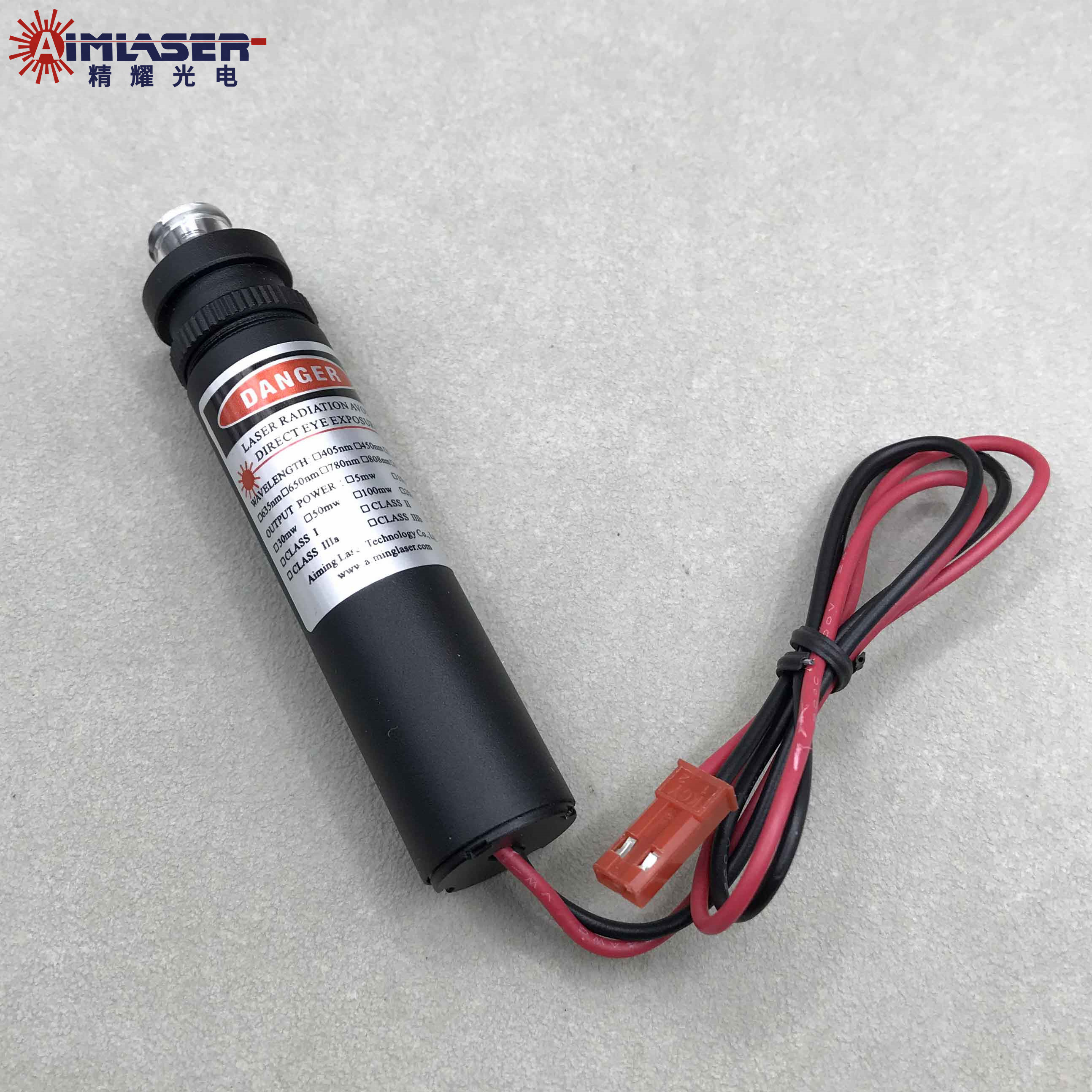 360 Degree 650nm 50mW Uniform Distribution Red Line Laser Projector for 3D Scanner and Pipeline Defect Detection