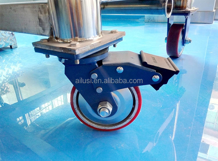 200L Half Open Hang Lid Liquid Alcohol Chemical Storage Equipment Stainless Steel Storage Tank