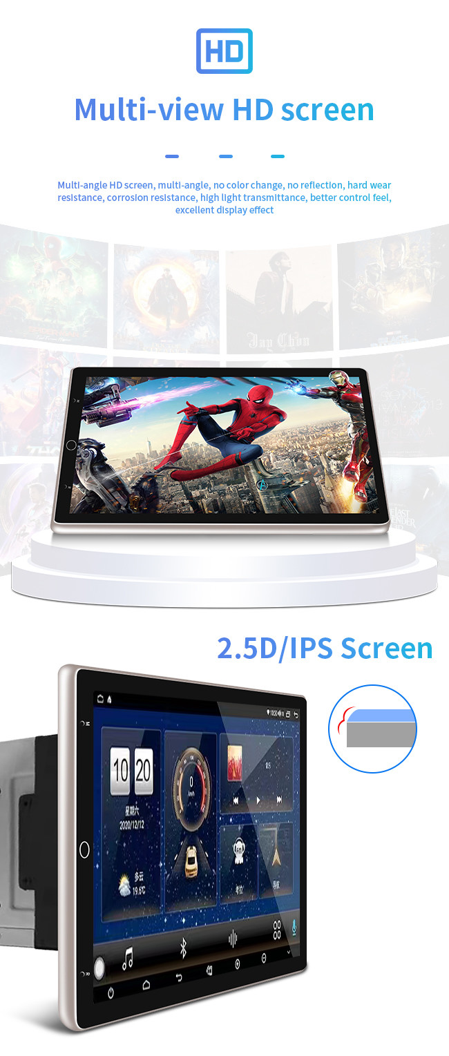 13.3 Inch Android Carplay Multimedia Navigation System 2 Din Universal
