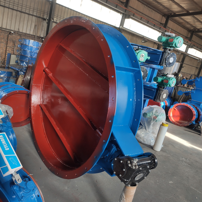Flange Connection Stainless Steel Electric Actuator Ventilation Butterfly Valve Custom Flange