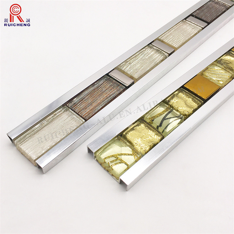 3mm Listello Tile Trim , Weather Resistant Mosaic Tile Strip In Shower