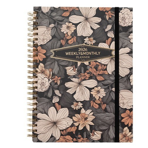 Spiral Binding and 300gsm Cover Weight Custom Journal Notebook for Business Professionals
