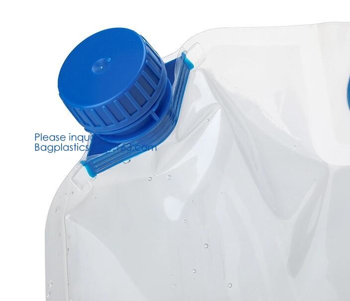 Custom Reusable Juice Food Packaging Plastic Bag Alcohol Drink Wine Spout Pouch Bag,liquid spout pouch/wine drink juice