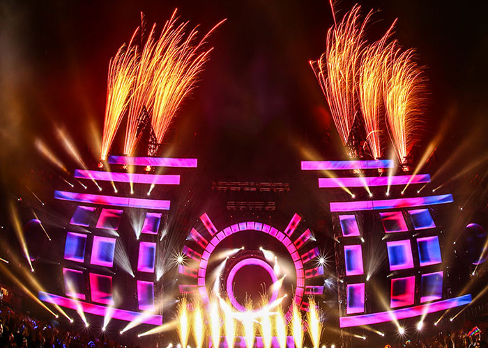 250x250mm P3 Flexible Led Stage Screens IP30 With Processor