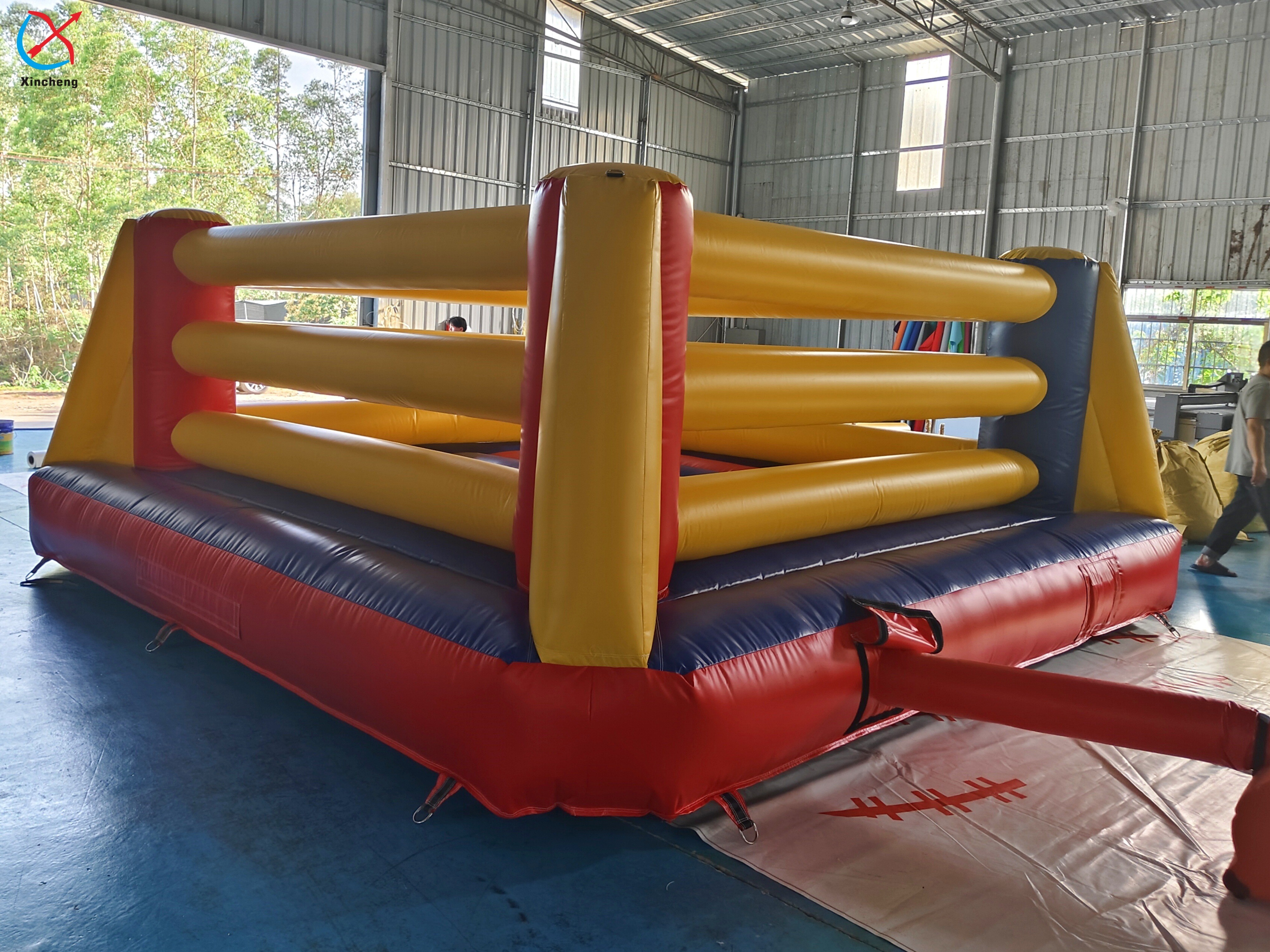 Commercial Outdoor Interactive Game Inflatable Wrestling Boxing Ring Sport Game