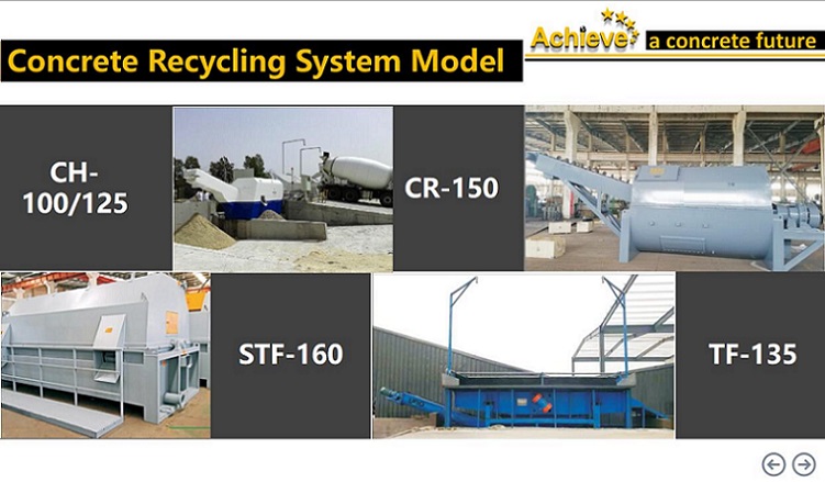 CH-100 CONCRETE RECYCLE SYSTEM  Concrete recycler Ready mix reclaimer