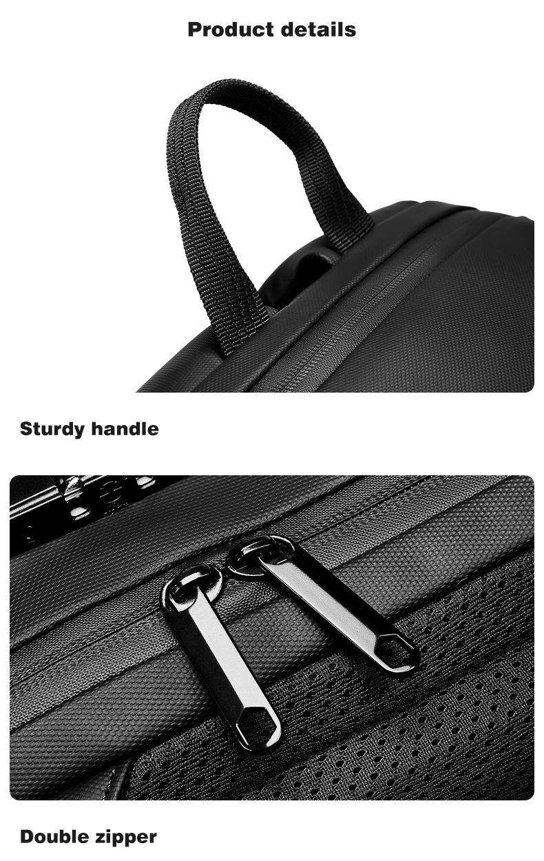 Soft Handle Water Resistant Computer Backpack OEM/ODM Accepable
