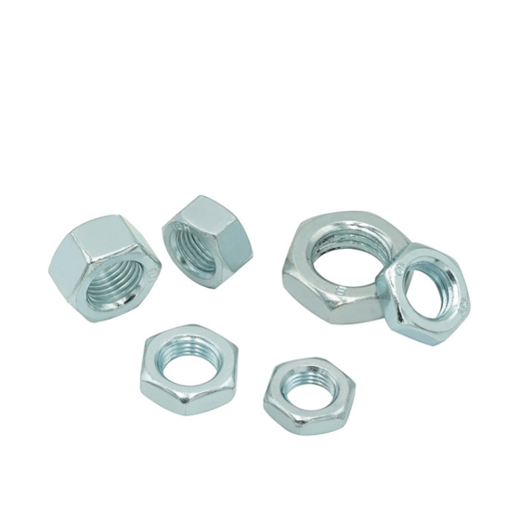 Metric Hex Nuts M2 M2.5 M3 M4 M5 M6 M8 M10 M12 M20 Zinc Yellow-Chromate Plated DIN 934