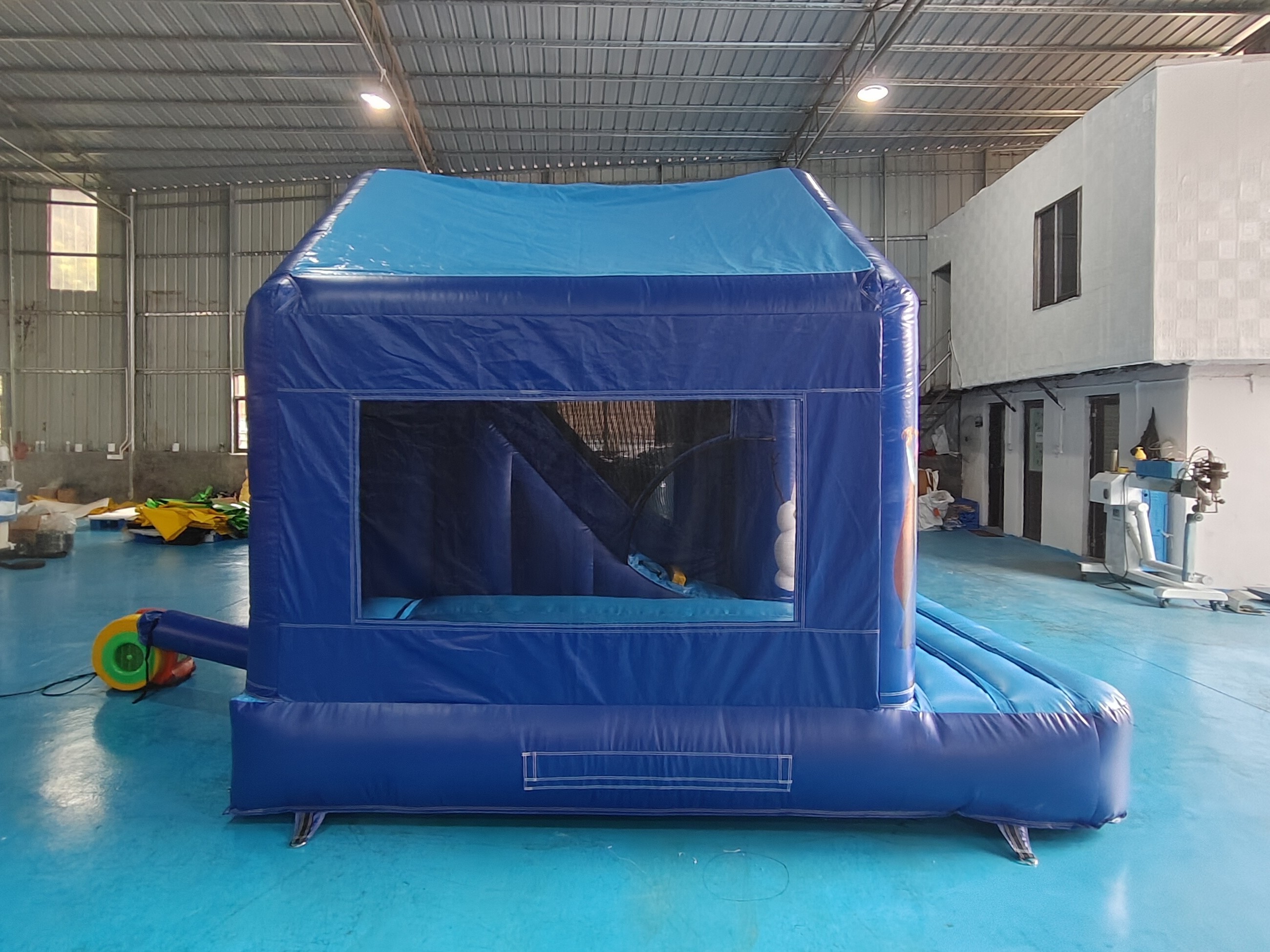 Hot Sale Commercial Inflatable Bounce House With Slides The Frozen Princess Cartoon Inflatable Combo For Kids