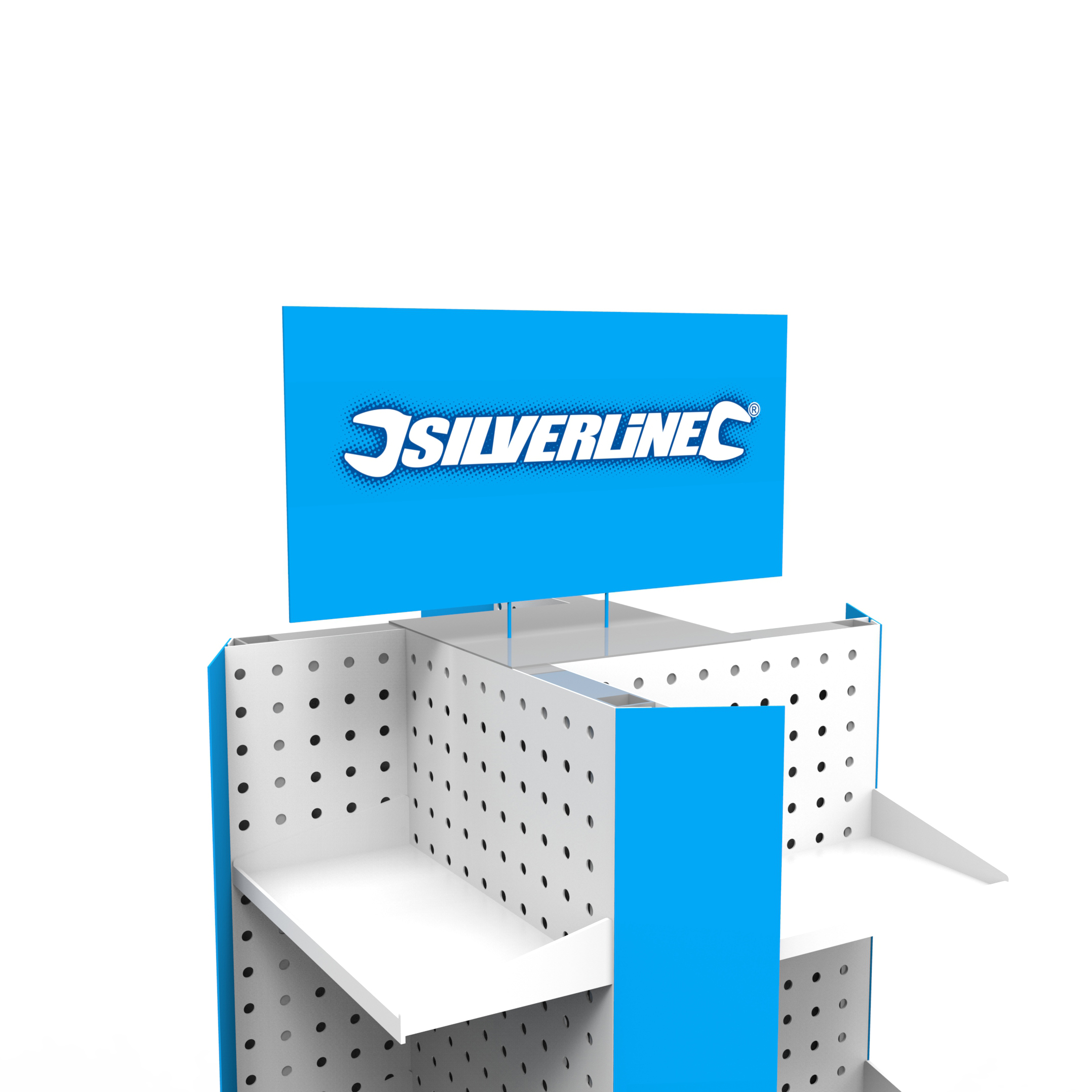 Pegboard Cellphone Accessories Display Stand With Hooks