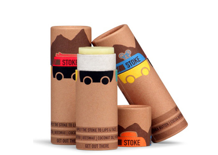 Rigid Setup Paper Tube Packaging Boxes 36mm Diameter Matte Lamination Finishing