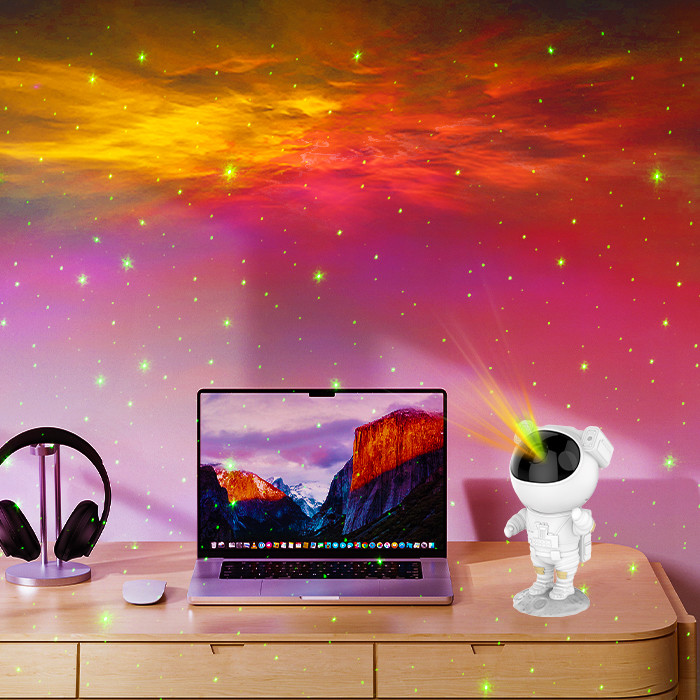 Ceiling Astronaut Galaxy Projector , Multiscene Galaxy Lights For Bedroom